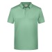 Polo clásico orgánico de James, Polo de algodón orgánico publicidad