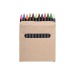 Set de 12 pastels de couleurs, Crayon gras et crayon de cire publicidad