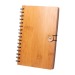 Carnet A5 bambou, carnet recyclé publicidad