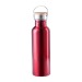 Frasco de metal de 800 ml con tapón de bambú regalo de empresa