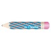 Règle 12cm en forme de crayon, règle publicidad