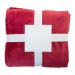 Vantaa couverture en flanelle rPET, Couverture ou plaid publicidad