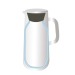 WMF Jarra de acero inoxidable de 1L, cafetera publicidad