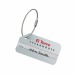 Luggage Tag Aluminium Silver regalo de empresa