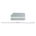 Luggage Tag Aluminium Silver regalo de empresa