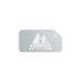 Luggage Tag Aluminium Silver regalo de empresa