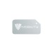 Luggage Tag Aluminium Silver, porte-étiquette à bagage publicidad