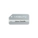 Luggage Tag Aluminium Silver, porte-étiquette à bagage publicidad