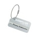 Luggage Tag Aluminium Silver regalo de empresa