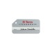Luggage Tag Aluminium Silver regalo de empresa