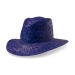 Chapeau de paille en couleur, chapeau de paille publicidad