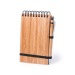 Cahier en bambou, carnet avec stylo publicidad