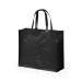 Sac shopping recyclé à soufflet, Sac shopping durable publicidad