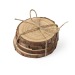 Juego de 4 posavasos de madera regalo de empresa