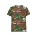 T-shirt camouflage en coton, T-shirt classique publicidad
