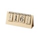 Calendrier perpétuel en carton recyclé, calendrier publicidad