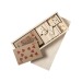Coffret jeu de carte et domino, domino publicidad