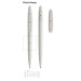 Prodir DS5 TFS Frosted with Satin Metal Nose-Cone, stylo Prodir publicidad