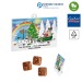 Calendario de Adviento con chocolate para 5 regalo de empresa