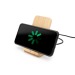 B'RIGHT cargador inalámbrico de bambú 10W, soporte para teléfono - Wilder, Soporte y soporte de teléfono portátil, base, base de smartphone publicidad