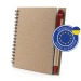 Carnet A6 avec stylo bille - Fab Europe, carnet recyclé publicidad