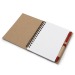 Carnet A6 avec stylo bille - Fab Europe, carnet recyclé publicidad