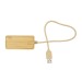 Bamboo USB y hub USB tipo C B'RIGHT - Kenzie, Hub publicidad