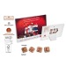 Calendrier de l'Avent à poser personnalisé, Callebaut chocolat au lait calendrier regalo de empresa