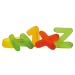 HARIBO ABC Lettres et Chiffres en sachet promo, sachet de bonbons publicidad