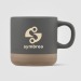 Terra - Tasse en céramique à base d'argile de 350ml Sérigraphie, Tasse publicidad