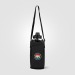 Sac pour bouteille en PU recyclé à fermeture éclair - 1.8 L Sérigraphie, sac isotherme  publicidad