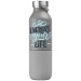 2-en-1 Bouteille en acier inoxydable recyclé à double paroi de 590ml et gobelet de 325ml regalo de empresa