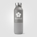 2-en-1 Bouteille en acier inoxydable recyclé à double paroi de 590ml et gobelet de 325ml regalo de empresa