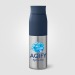 Bouteille Borealis à couvercle à torsion en acier inoxydable recyclé - 650 ml Colour Jet regalo de empresa