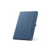 ANNE. Cahier A5 en 100% rPET avec pages lignées, cahier publicidad