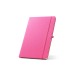 ANNE. Cahier A5 en 100% rPET avec pages lignées, cahier publicidad