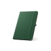 ANNE. Cahier A5 en 100% rPET avec pages lignées, cahier publicidad