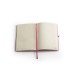 ANNE. Cahier A5 en 100% rPET avec pages lignées, cahier publicidad