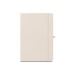 ANNE. Cahier A5 en 100% rPET avec pages lignées, cahier publicidad