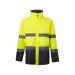 VL THEMIS. Parka bicolor de 190 g/m² 100% poliéster con revestimiento de PU., Parka publicidad