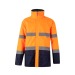 VL THEMIS LARGE. Parka bicolore 190g/m², en polyester 100%, avec finition PU, Parka publicidad