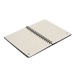 MISHIMA. Cuaderno A5 con tapa semidura de fieltro reciclado 100% rPET con anillas y páginas rayadas., cuaderno publicidad