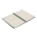 MISHIMA. Cuaderno A5 con tapa semidura de fieltro reciclado 100% rPET con anillas y páginas rayadas. regalo de empresa
