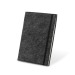 BALDWIN. Bloc-notes A5 avec couverture en feutrine recycléee 100% rPET et pages lignées, cahier publicidad