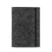 BALDWIN Cuaderno A5 con cubierta de fieltro reciclado 100% rPET y páginas rayadas. regalo de empresa