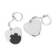 Porte-clés jeton 1€ coeur regalo de empresa