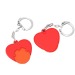 Porte-clés jeton 1€ coeur regalo de empresa