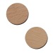 Jeton 1€ en bois, jeton publicidad