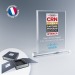 Trofeo con placa biselada en la base regalo de empresa