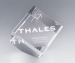Cubo de cristal en forma de diamante de 8 cm regalo de empresa